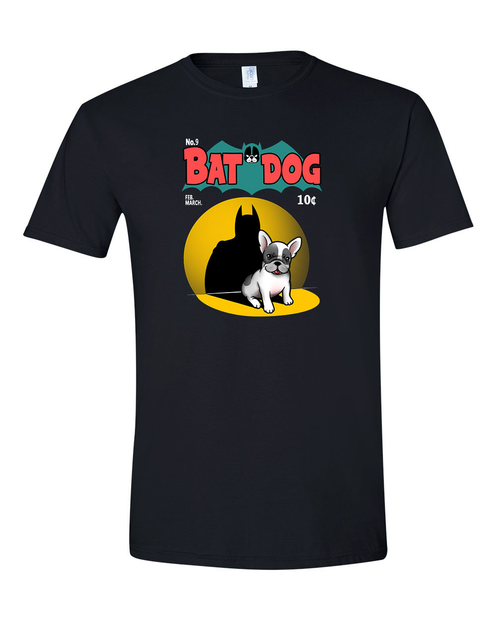 batman kutya bat dog Fekete Férfi Póló