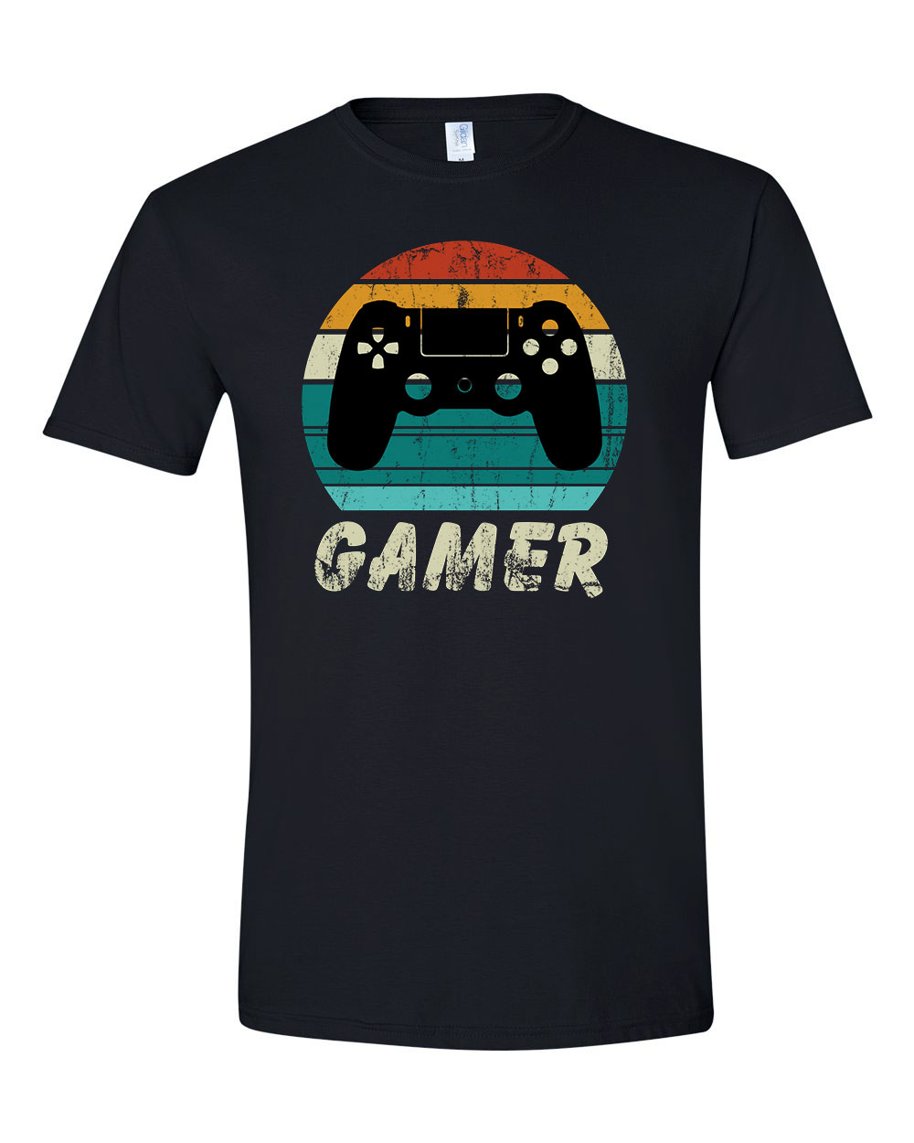 gamer Fekete Férfi Póló