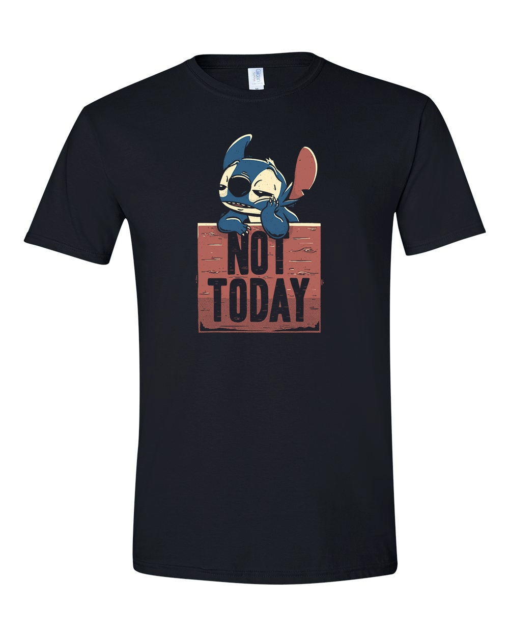 stitch Fekete Férfi Póló