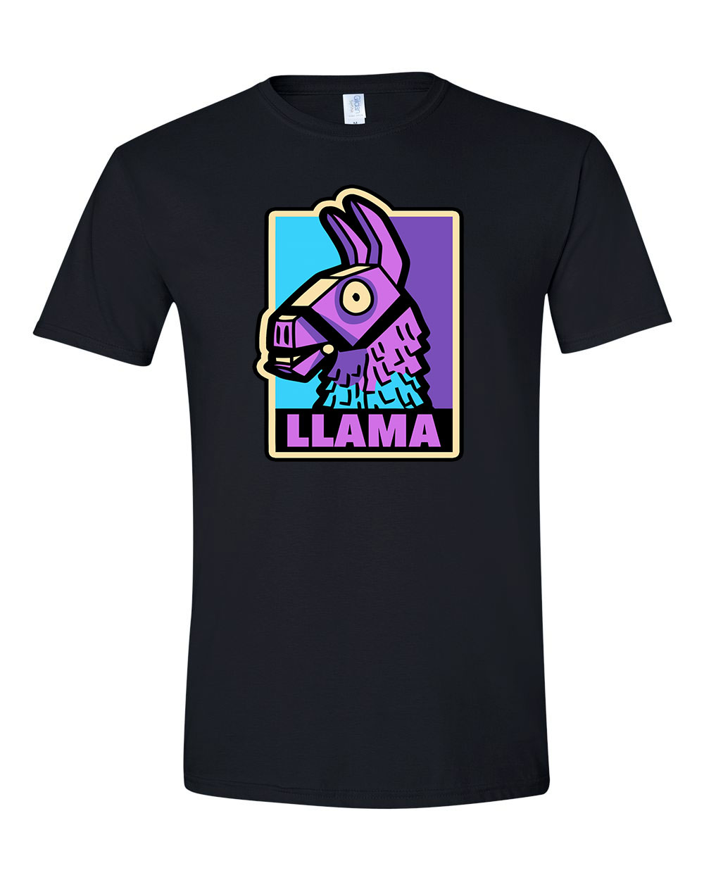 fortnite loot láma Fekete Férfi Póló