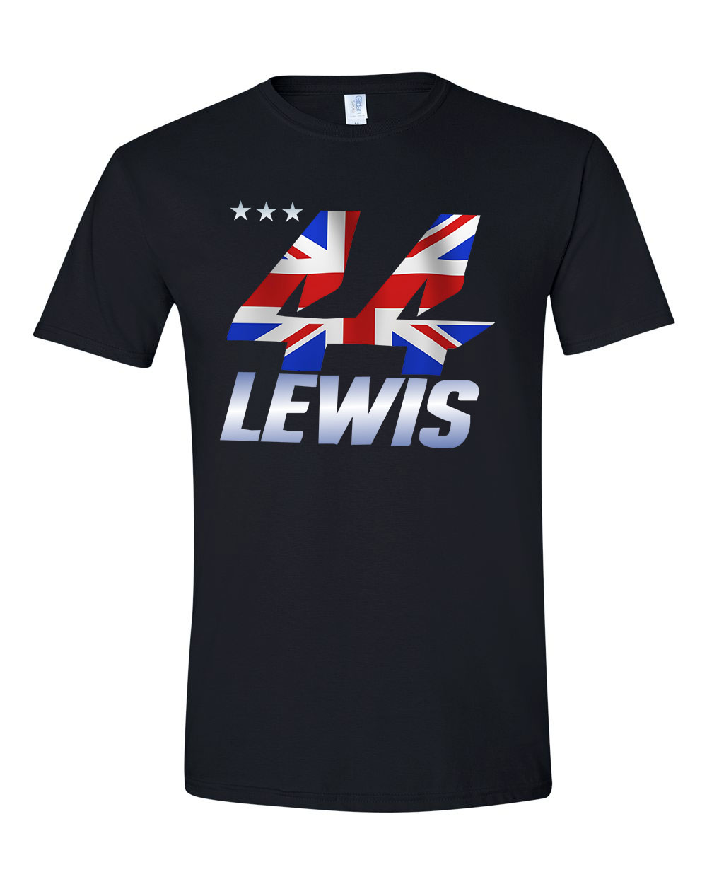 lewis hamilton 44 Fekete Férfi Póló