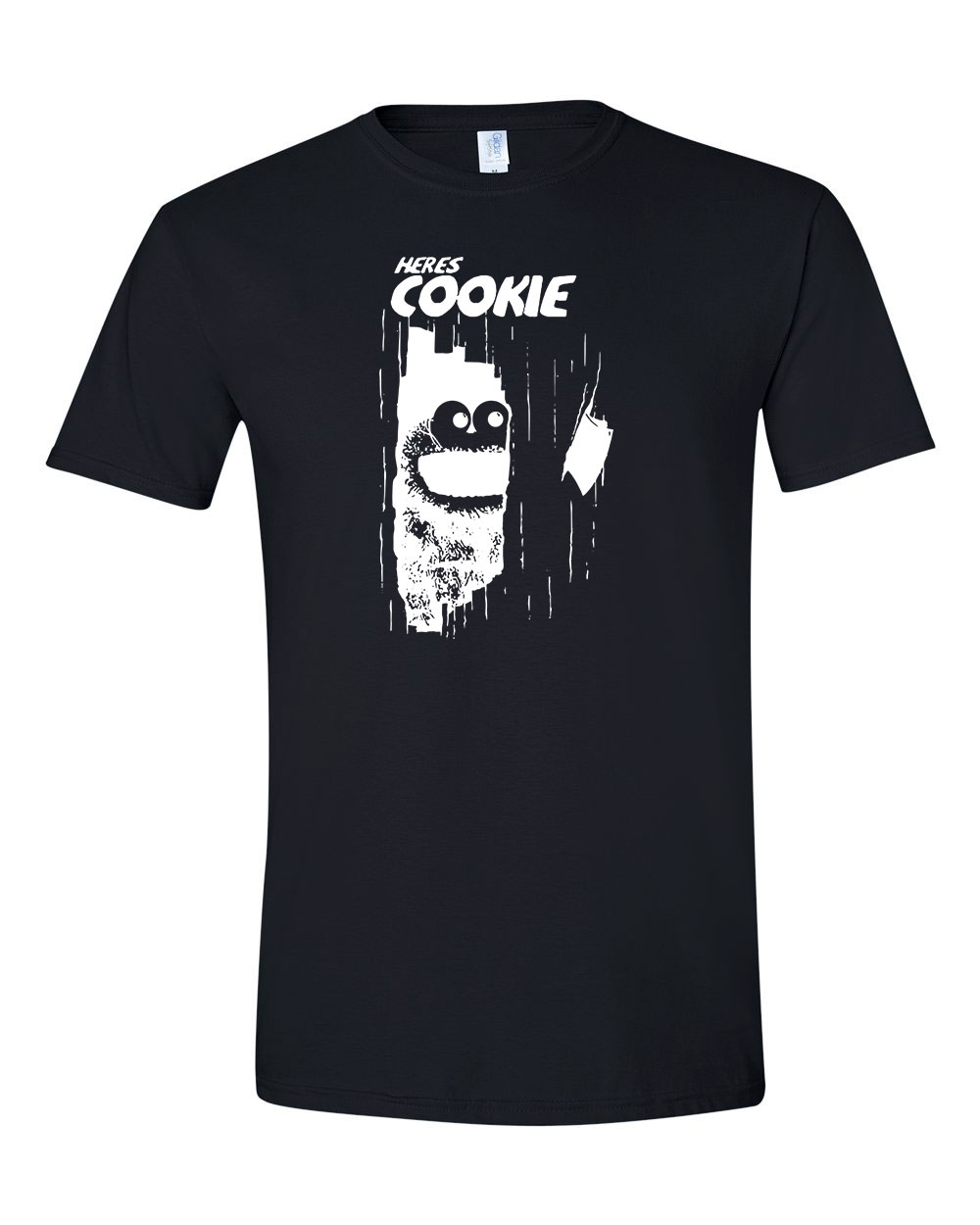 sütiszörny süti cookie Fekete Férfi Póló