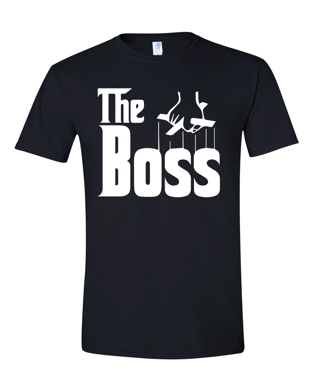the boss főnök Fekete Férfi Póló