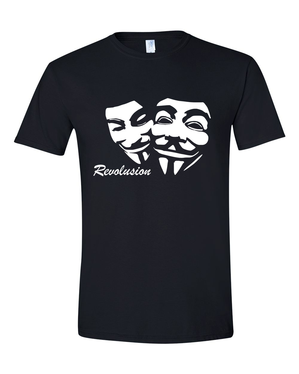 anonymus Fekete Férfi Póló