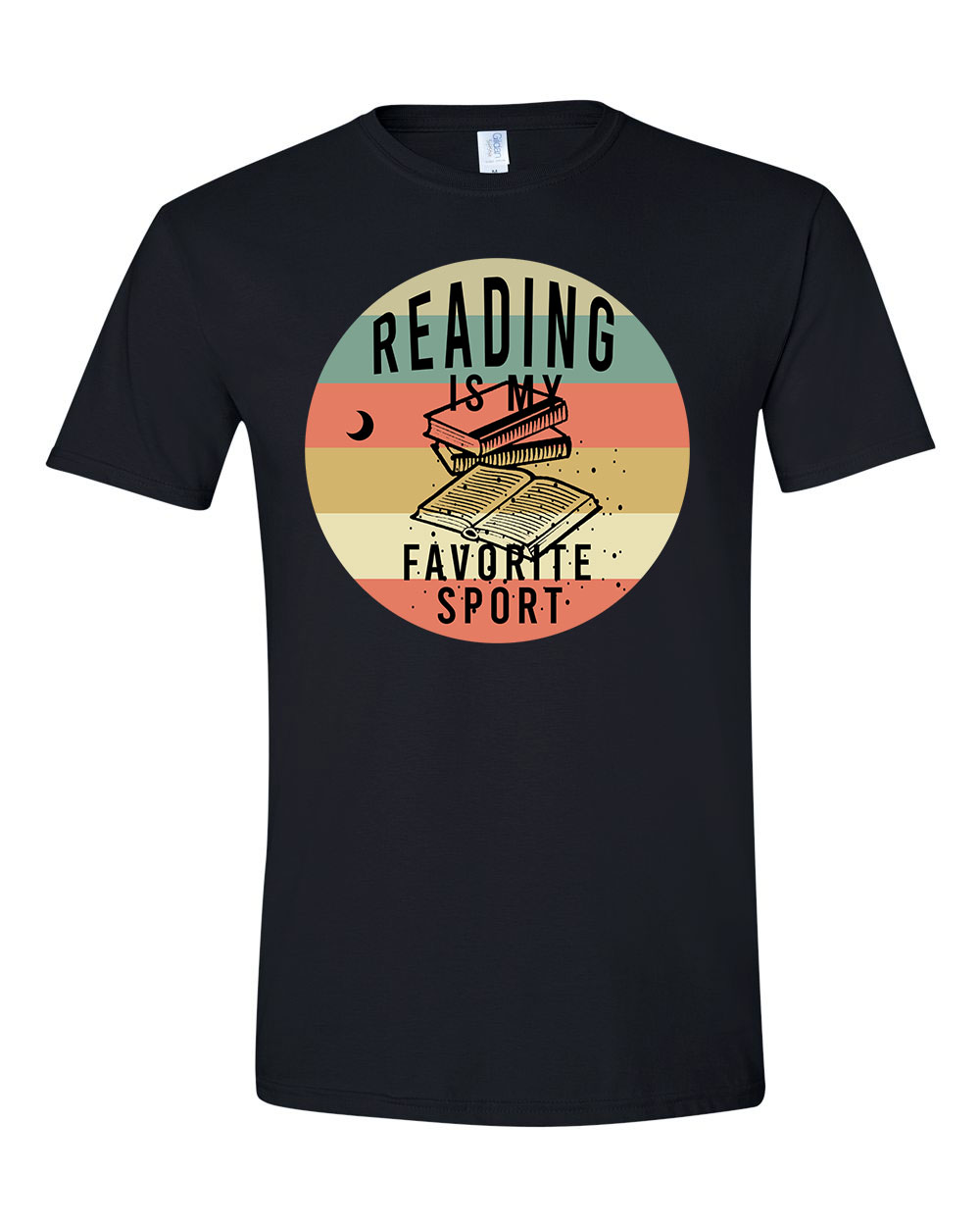 Olvasás reading könyvek Fekete Férfi Póló