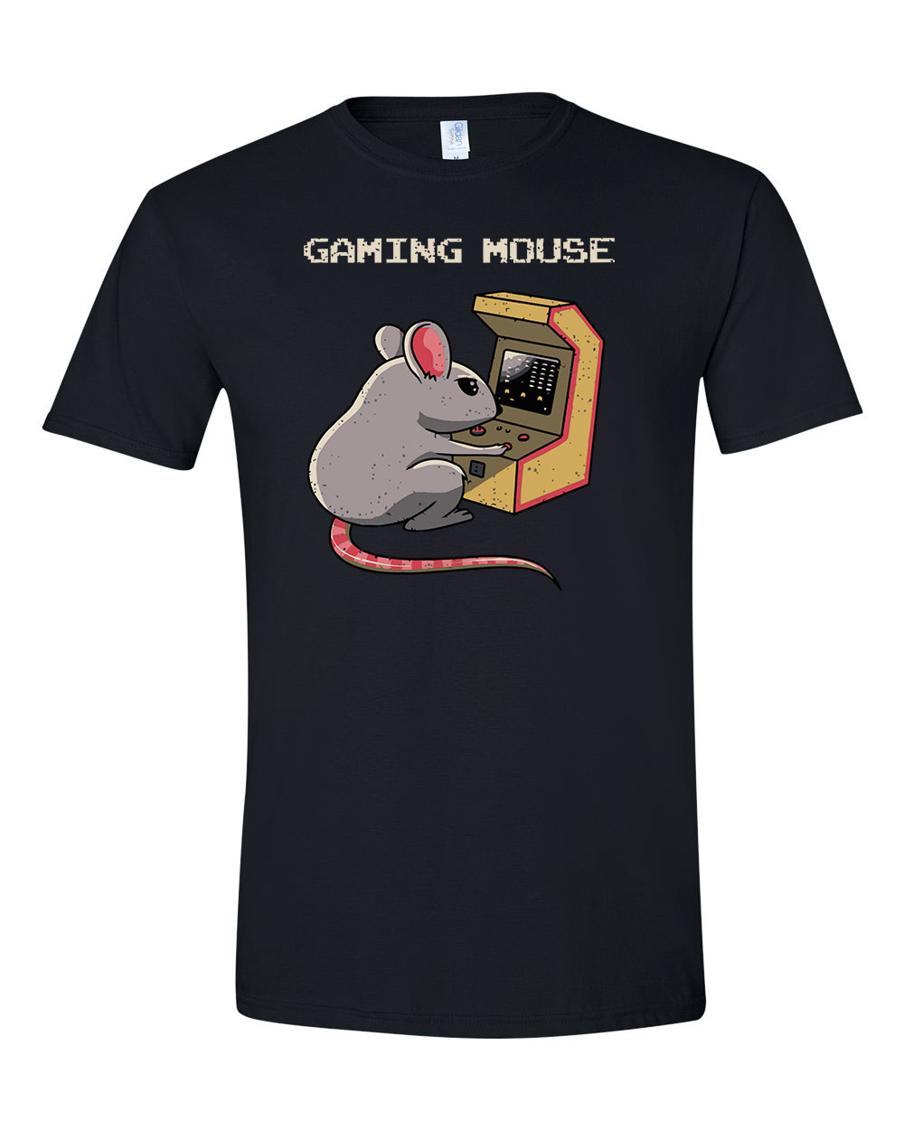 Gaming Mouse  Fekete Férfi Póló