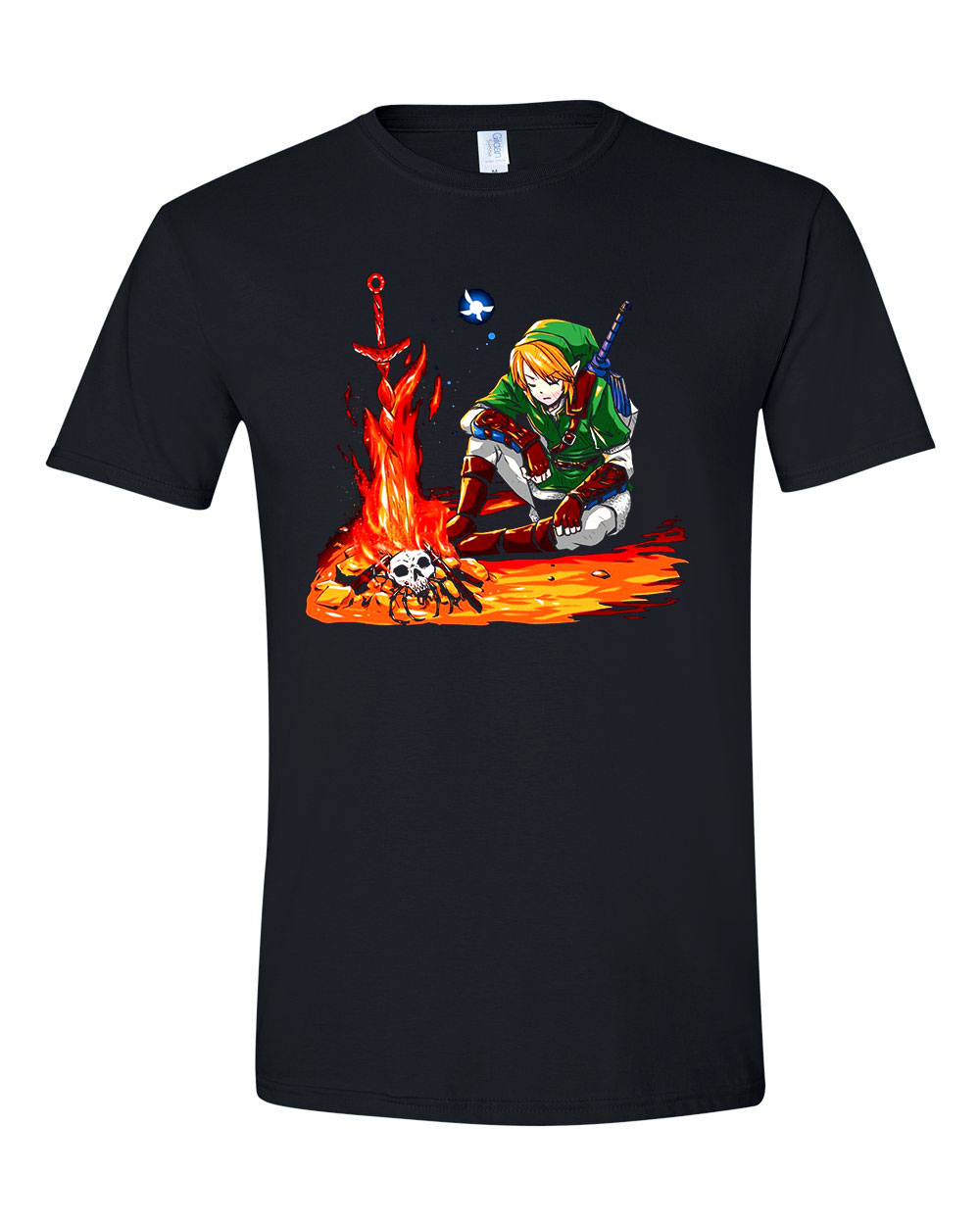 link zelda Fekete Férfi Póló