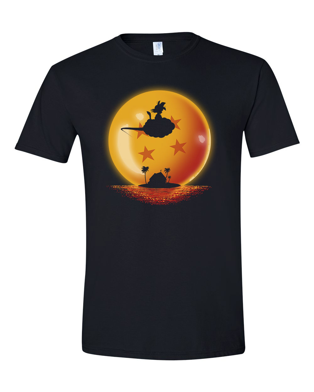 Son Goku Dragon Ball Fekete Férfi Póló