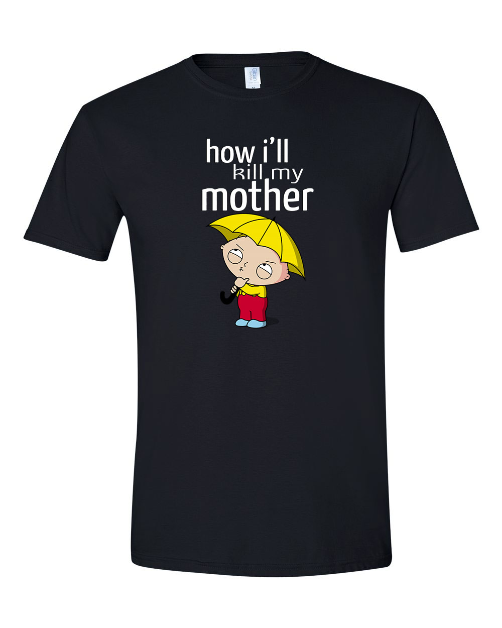 stewie griffin family guy Fekete Férfi Póló