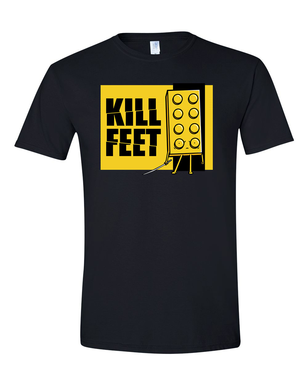 lego láb Fekete Férfi Póló