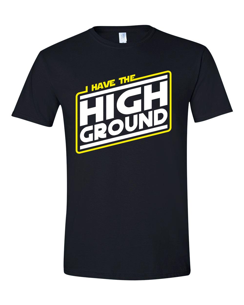 star wars anakin high ground Fekete Férfi Póló