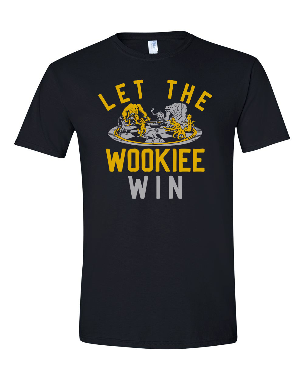 star wars wookie choowie chewbacca Fekete Férfi Póló