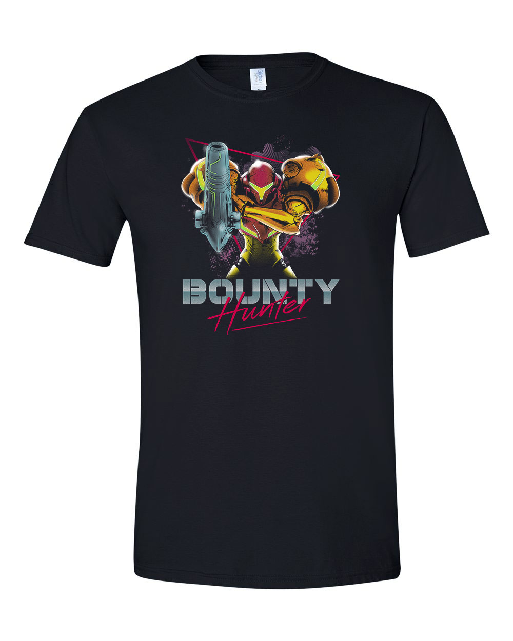 metroid Fekete Férfi Póló