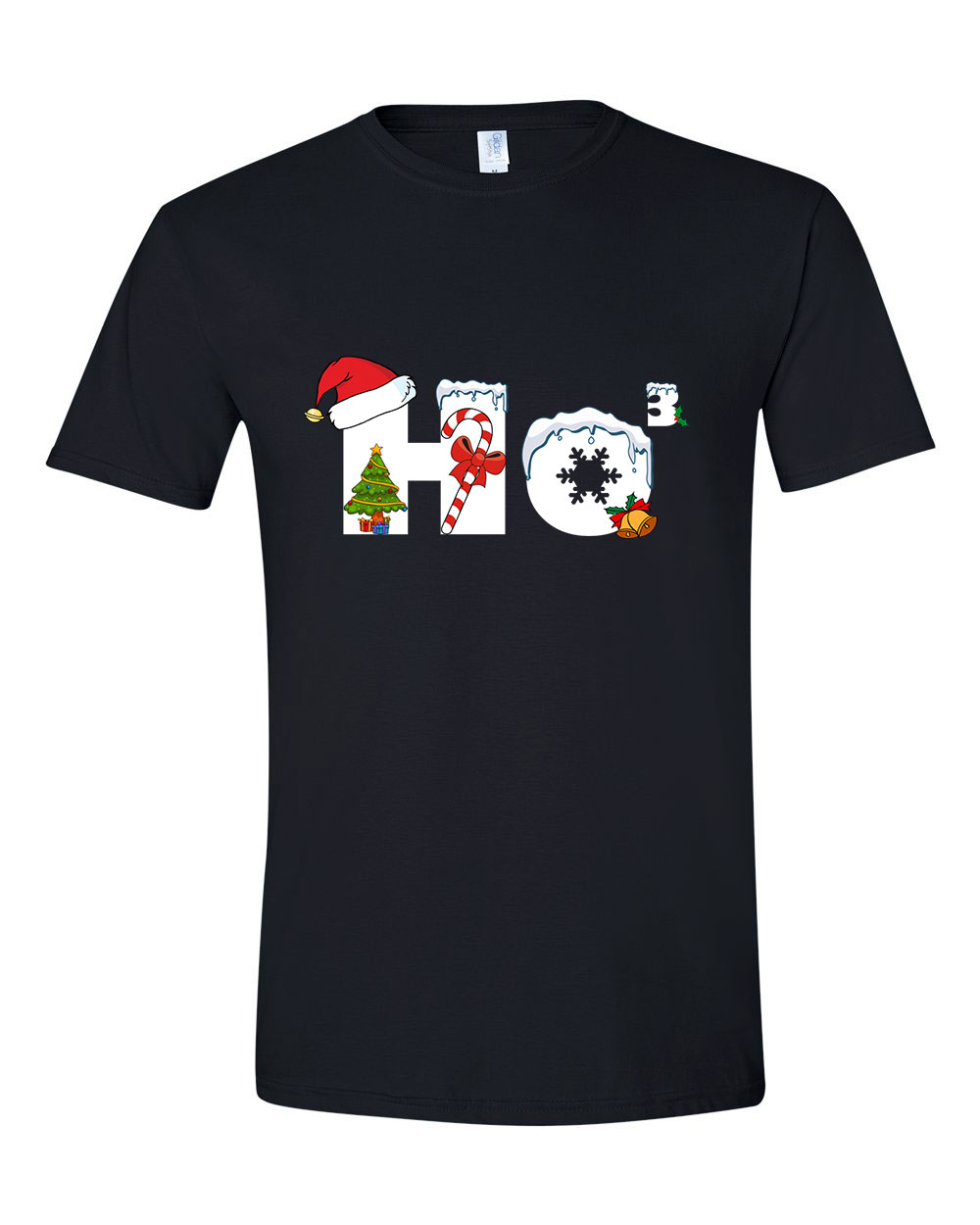 karácsony ho ho ho Fekete Férfi Póló