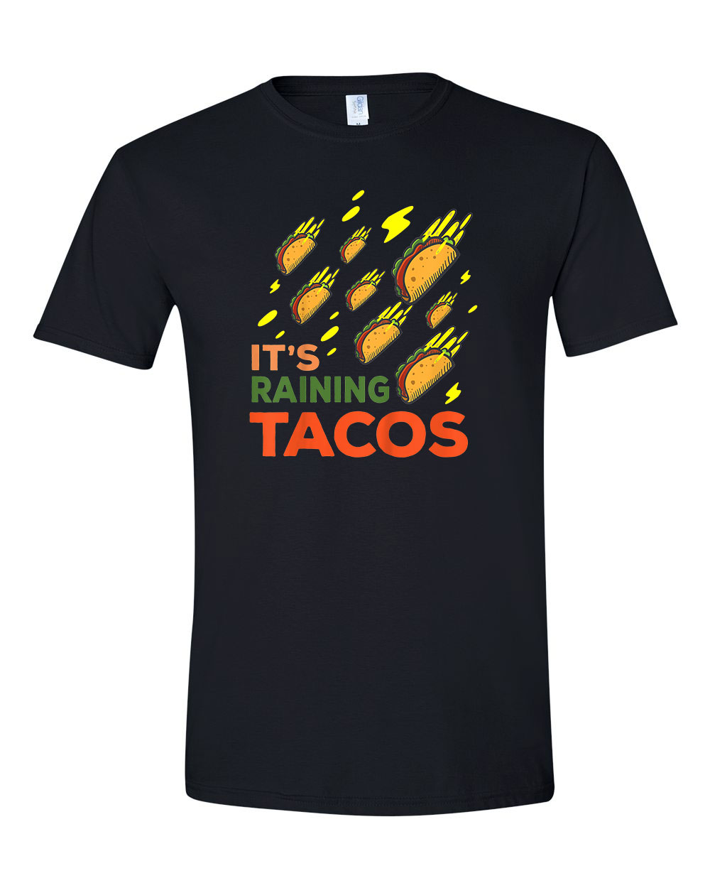 raining tacos Fekete Férfi Póló