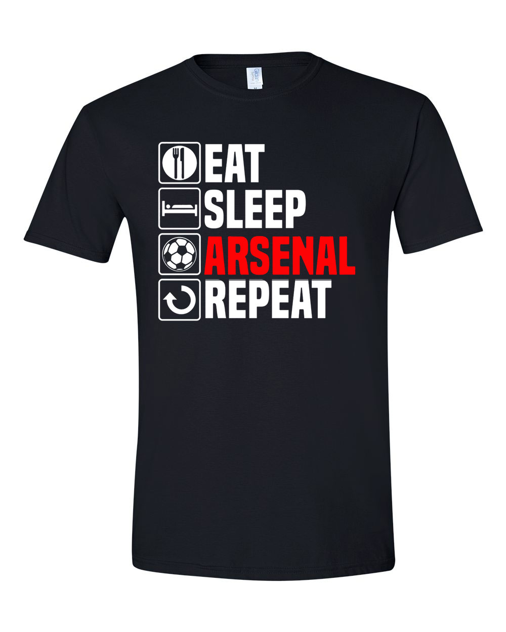 arsenal Fekete Férfi Póló