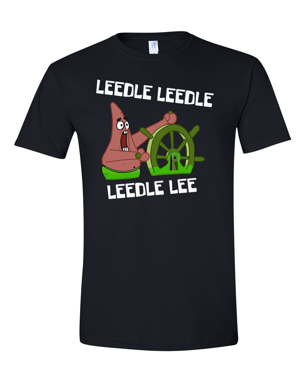 csillag patrik spongya bob Fekete Férfi Póló