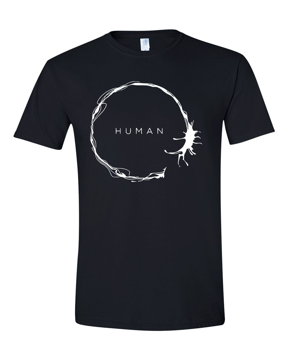 érkezés human arrival Fekete Férfi Póló