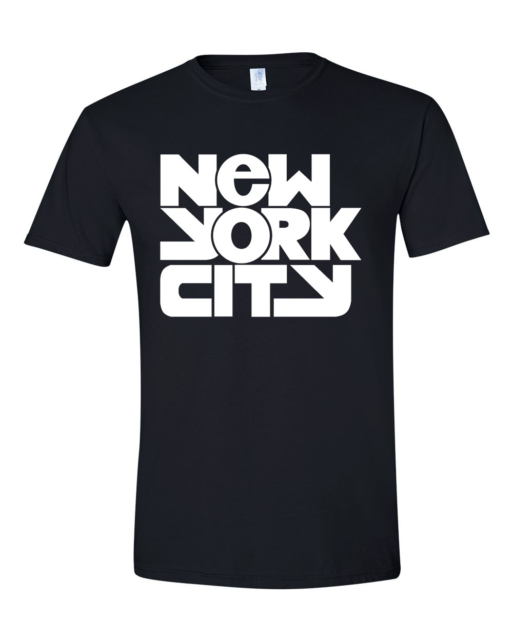 new york city Fekete Férfi Póló