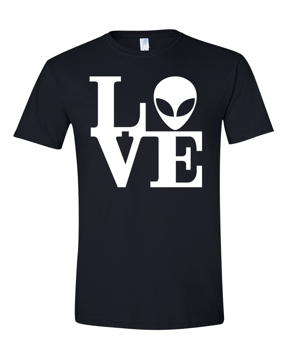 ufo love Fekete Férfi Póló