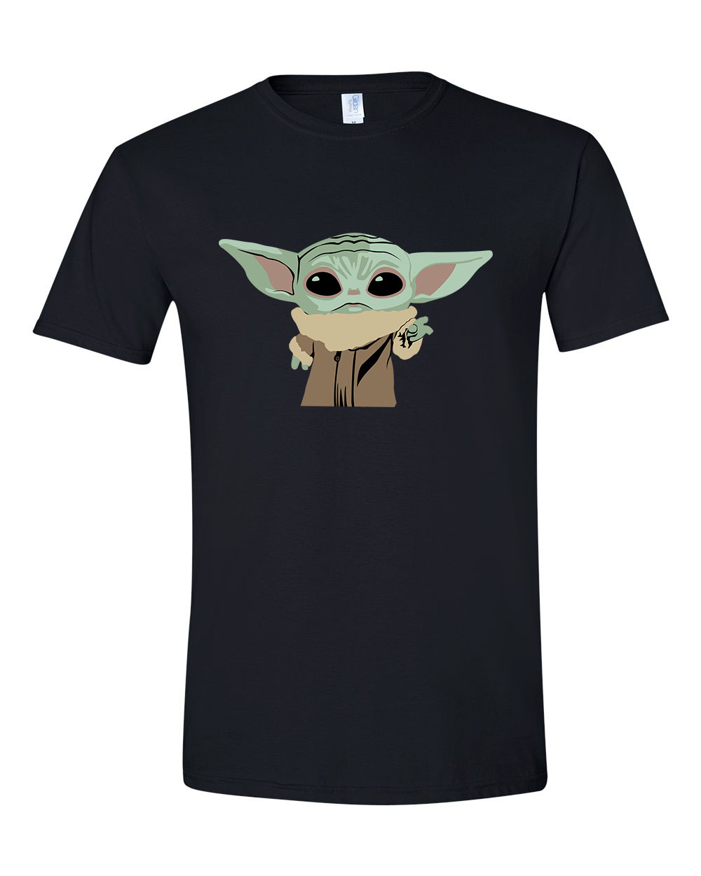 baba yoda baby yoda mandalorian Fekete Férfi Póló