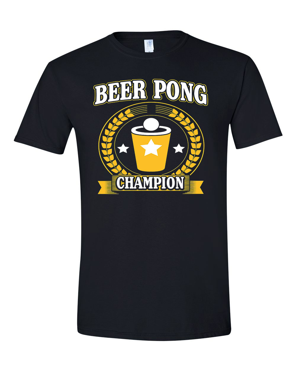 sörpong beer pong Fekete Férfi Póló