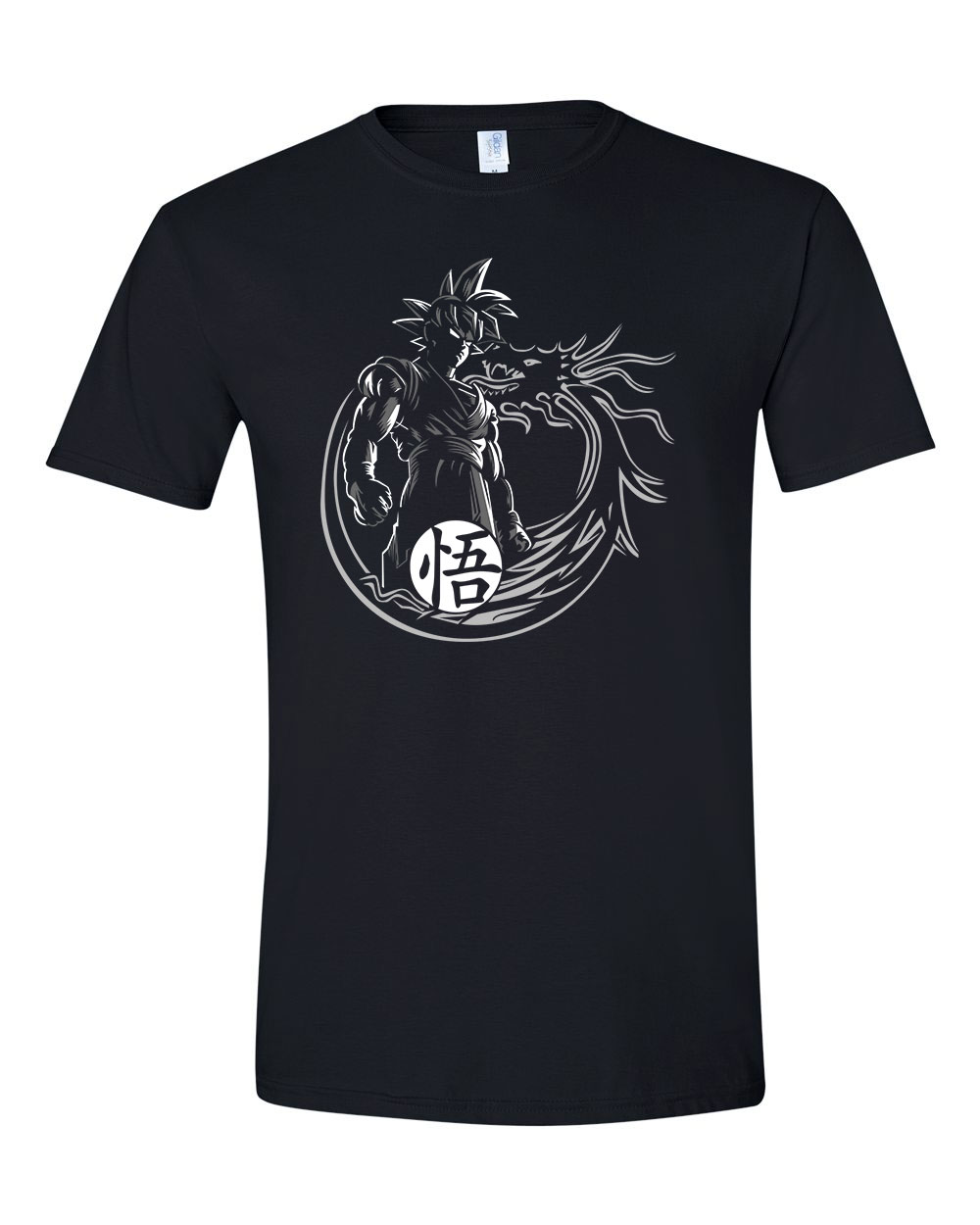 son goku dragon ball shenlong Fekete Férfi Póló