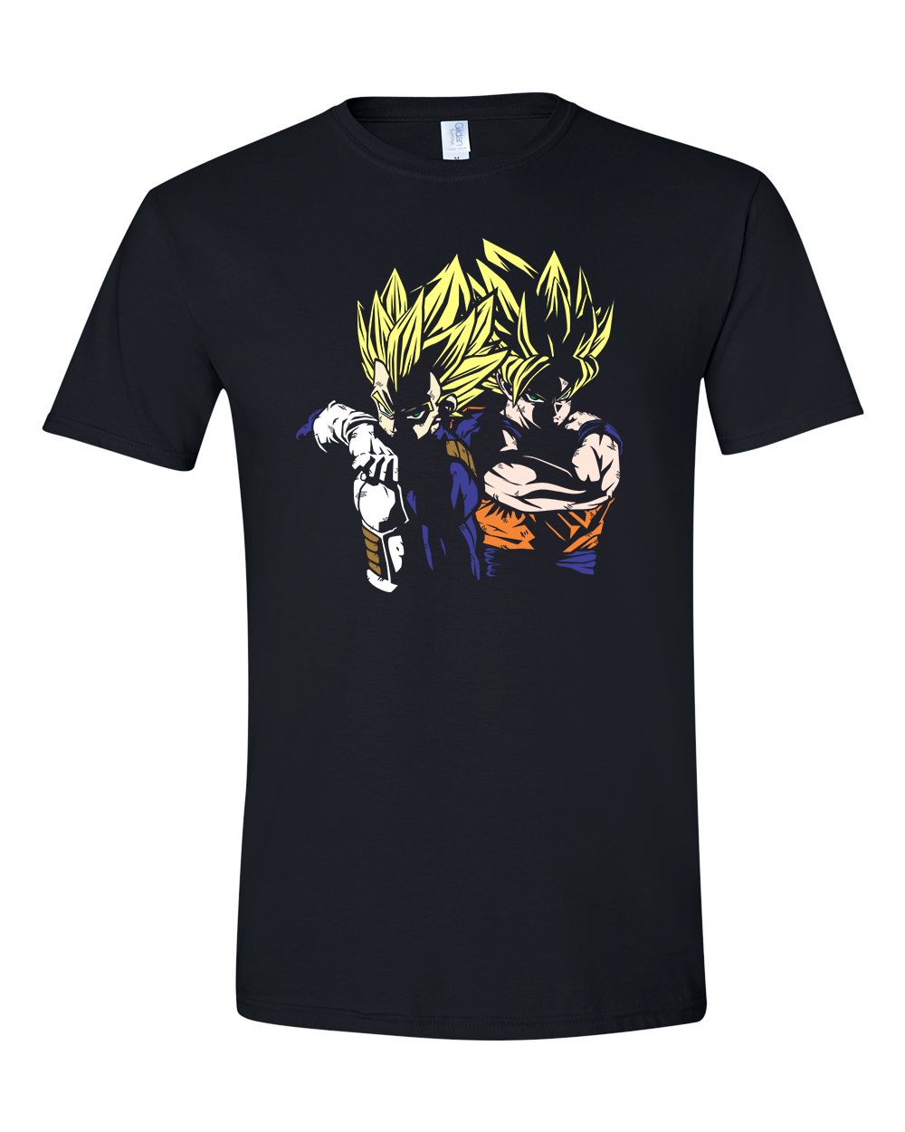 son goku vegeta dragon ball Fekete Férfi Póló