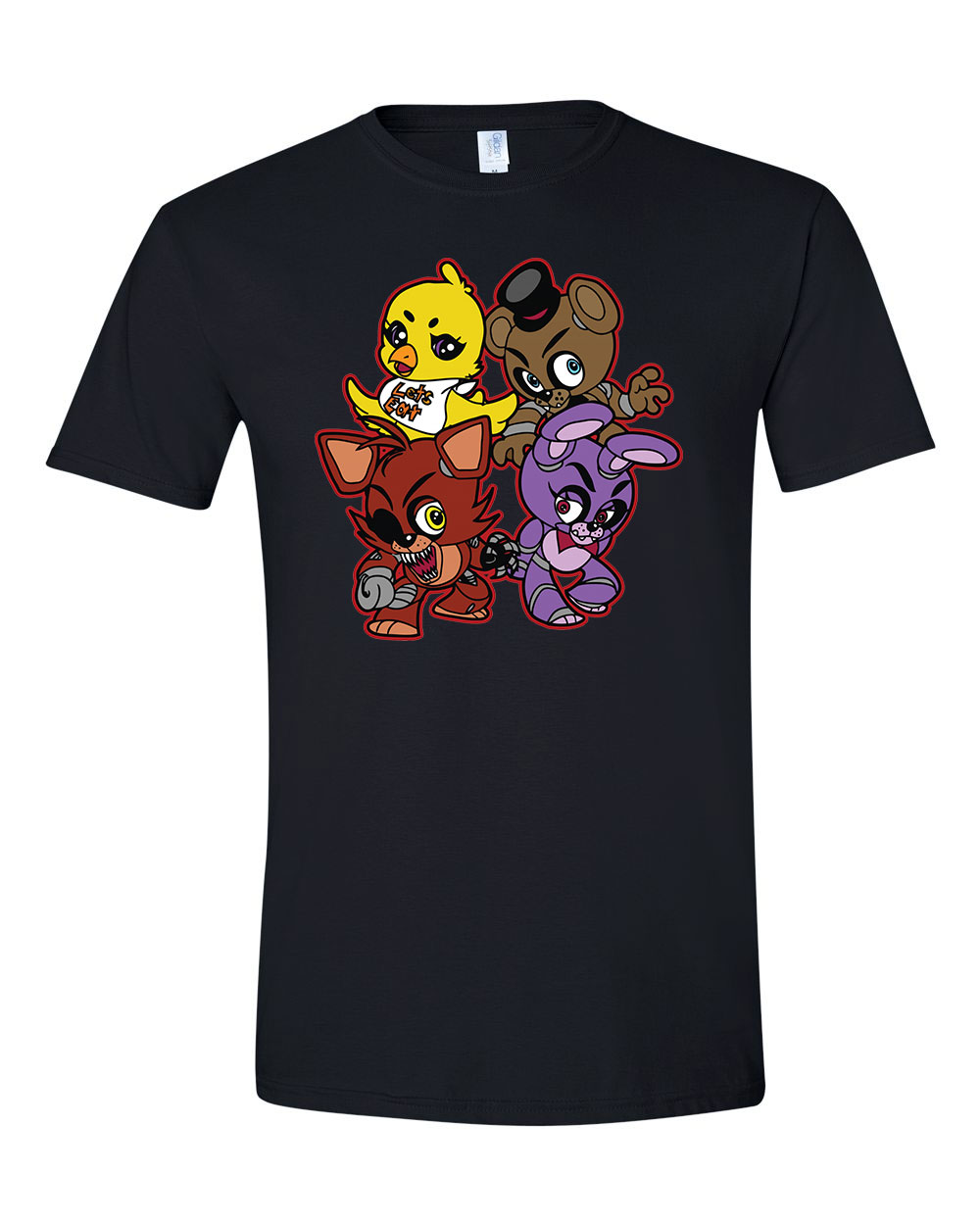five nights at freddy's Fekete Férfi Póló