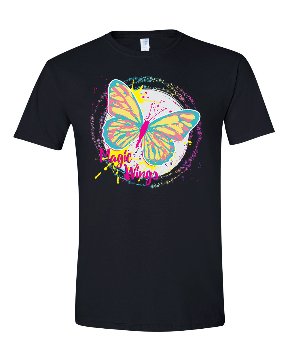 Pillangó Butterfly Fekete Férfi Póló