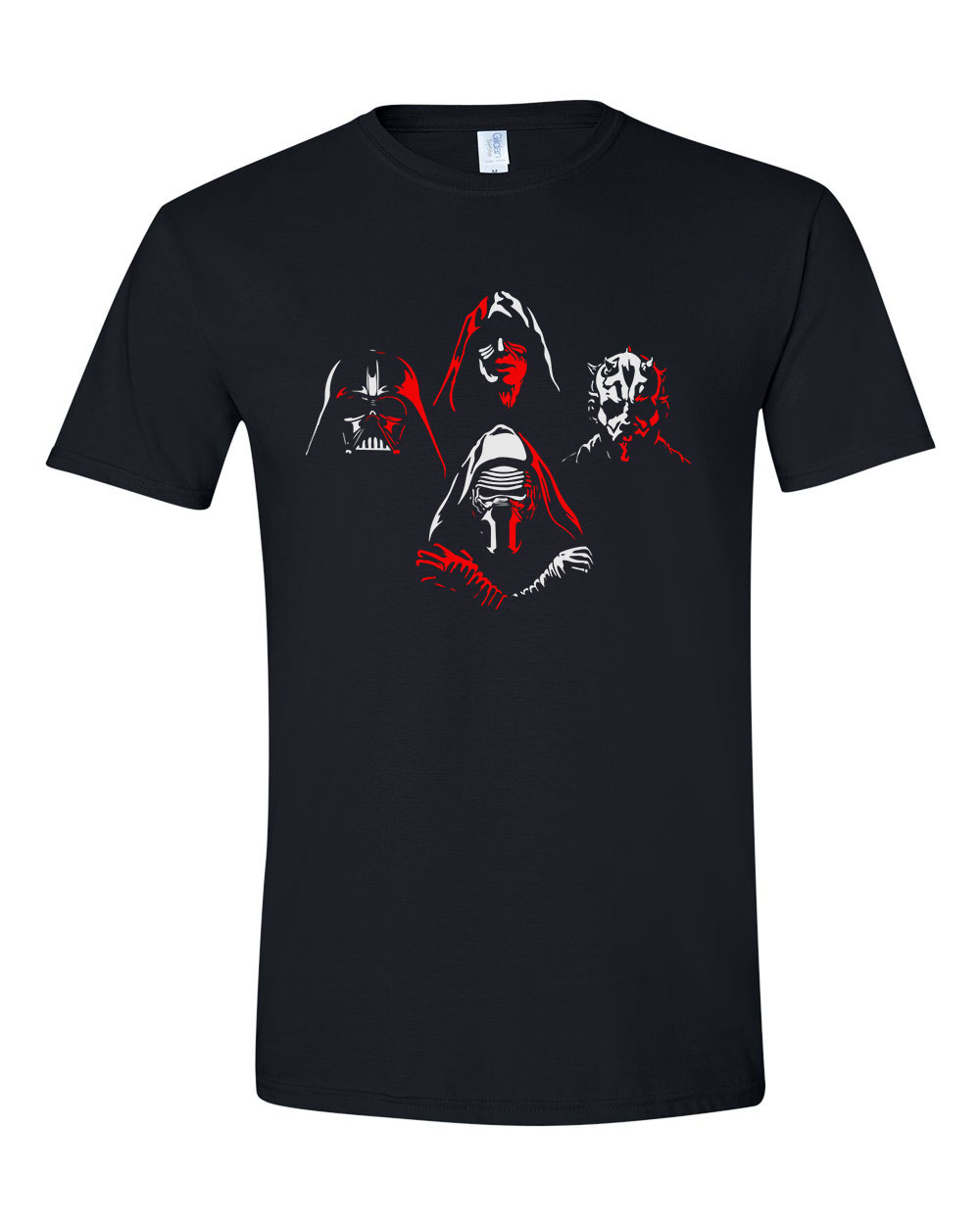 darth vader kylo ren darth maul emperor star wars sith Fekete Férfi Póló