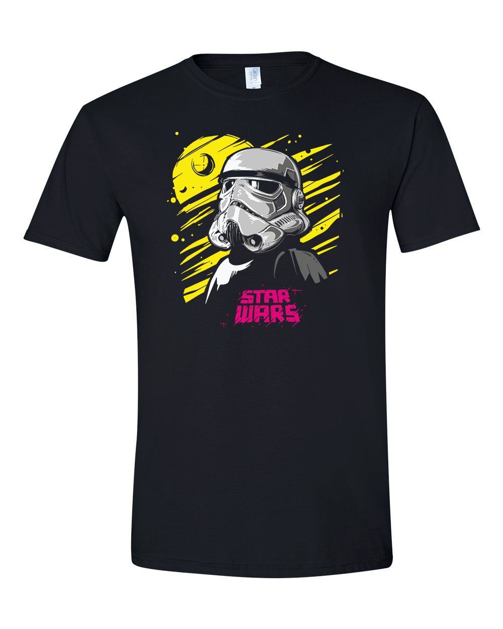 star wars storm trooper Fekete Férfi Póló
