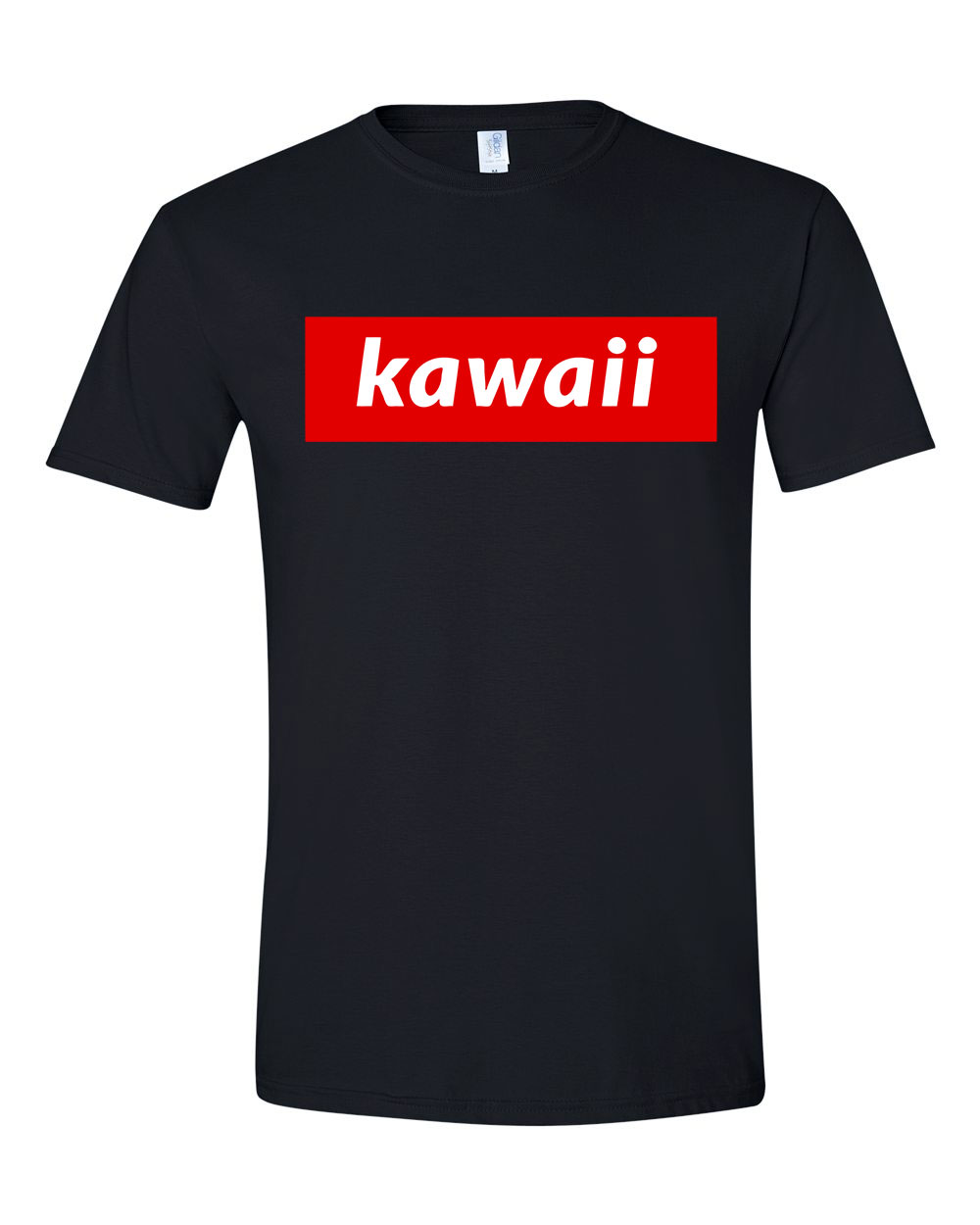 kawaiii japán Fekete Férfi Póló