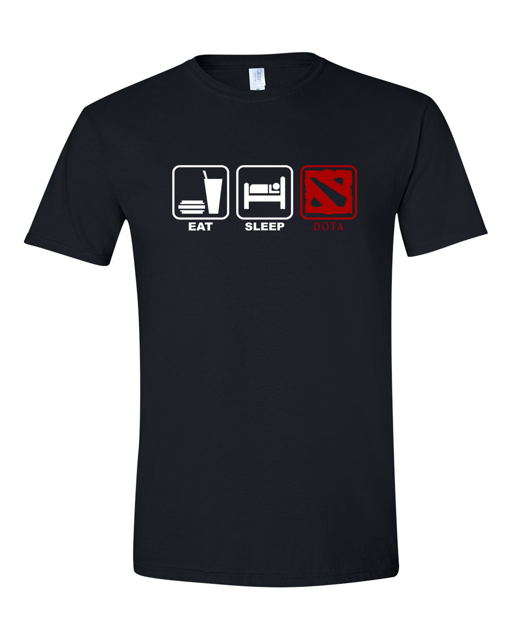 dota 2 Fekete Férfi Póló