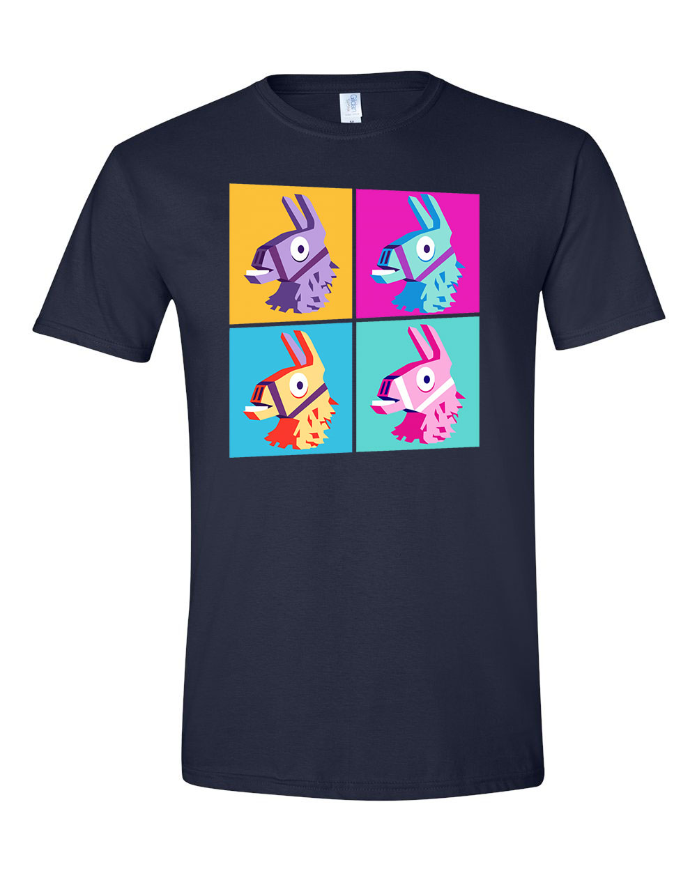 loot láma fortnite loot llama Sötétkék Férfi Póló