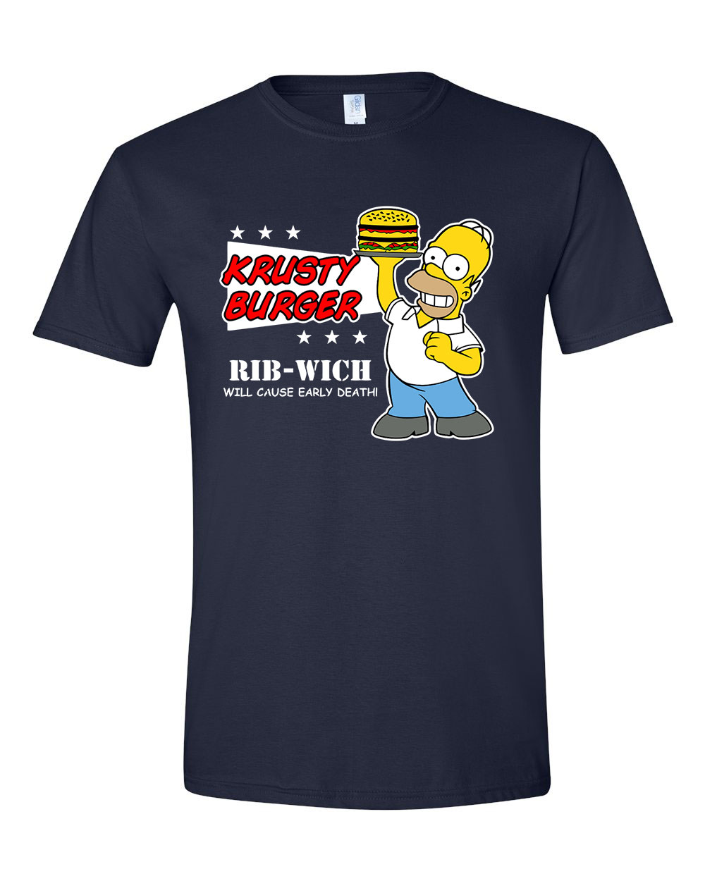 homer simpson Sötétkék Férfi Póló