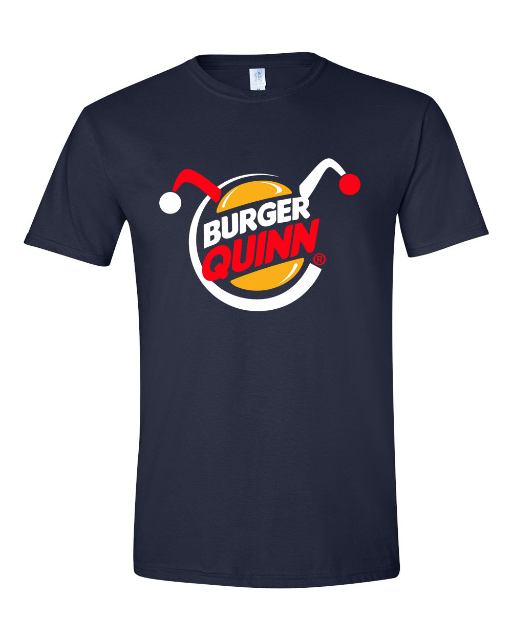 burger king harley quinn Sötétkék Férfi Póló