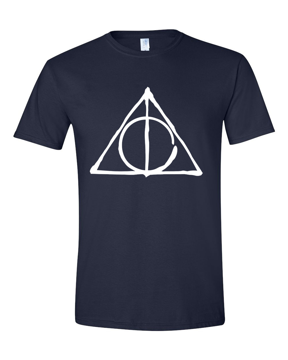 halál ereklyéi harry potter Sötétkék Férfi Póló
