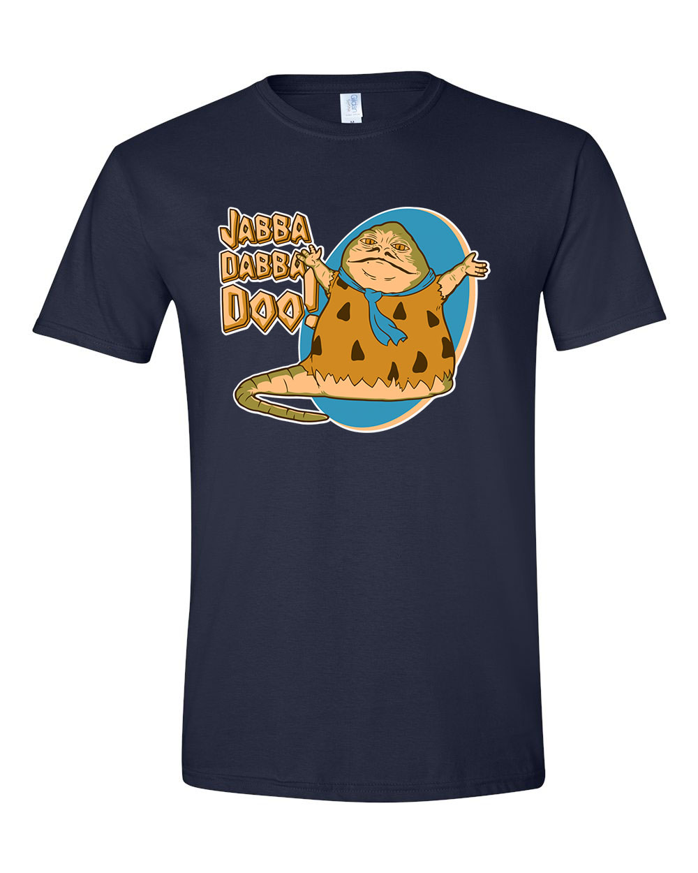 star wars jabba Sötétkék Férfi Póló