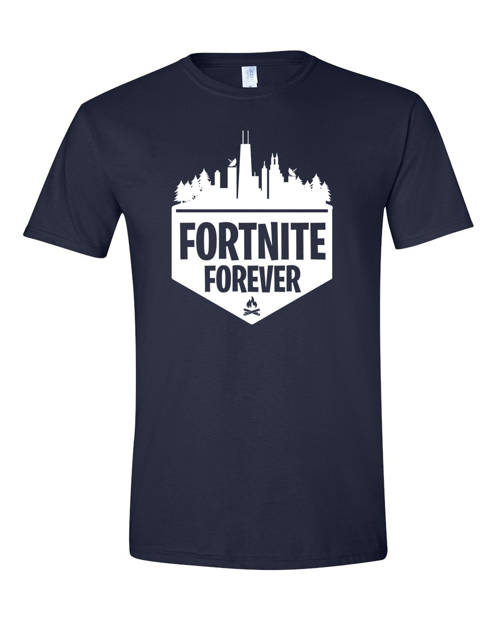 fortnite forever Sötétkék Férfi Póló