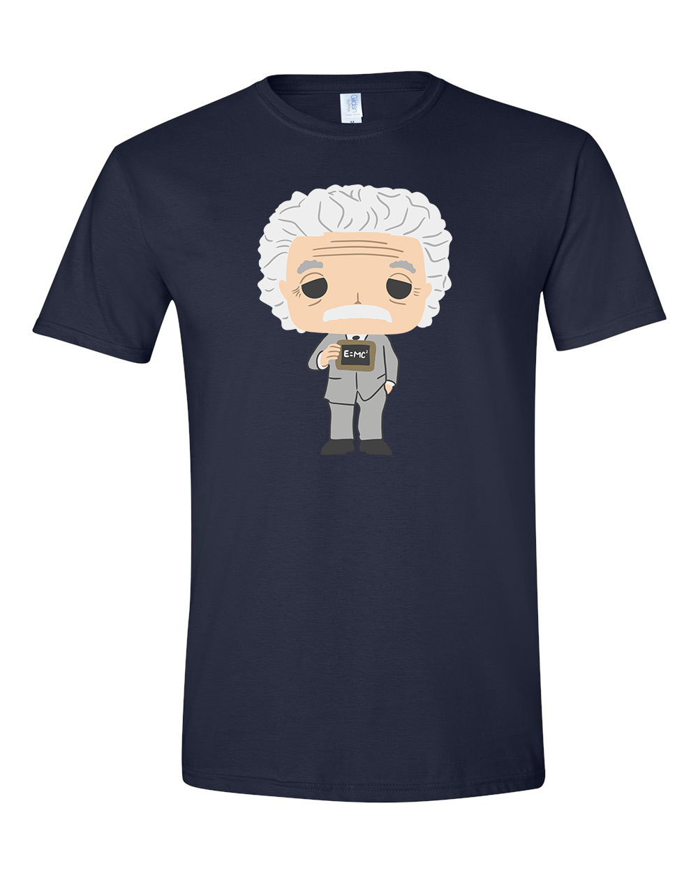 albert einstein Sötétkék Férfi Póló