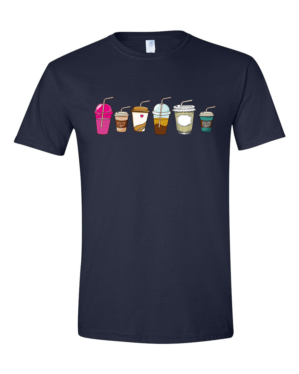 kávé kávék capuccino Sötétkék Férfi Póló