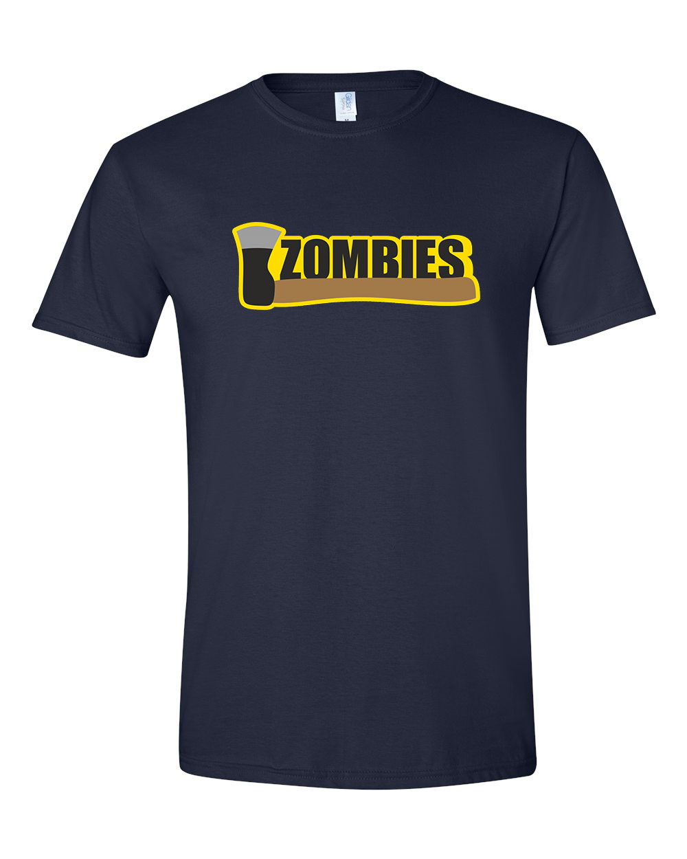 zombi zombis Sötétkék Férfi Póló