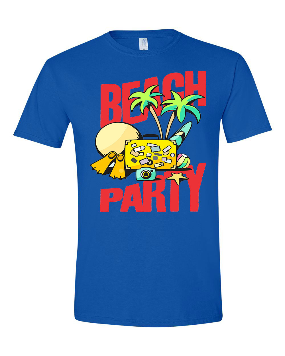 nyár nyaralás beach party Kék Férfi Póló