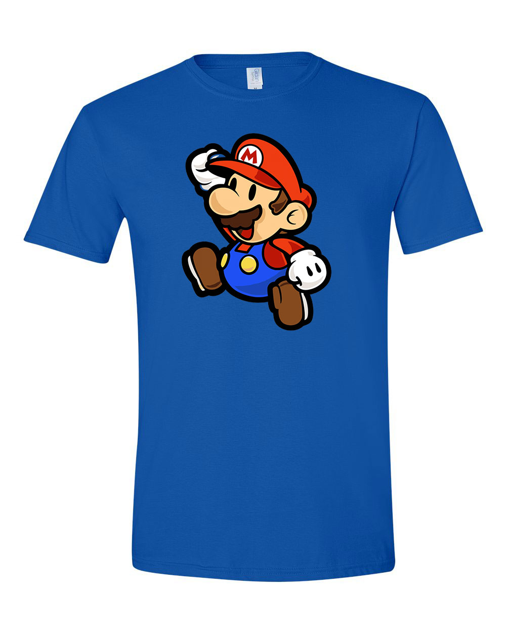 super mario Kék Férfi Póló