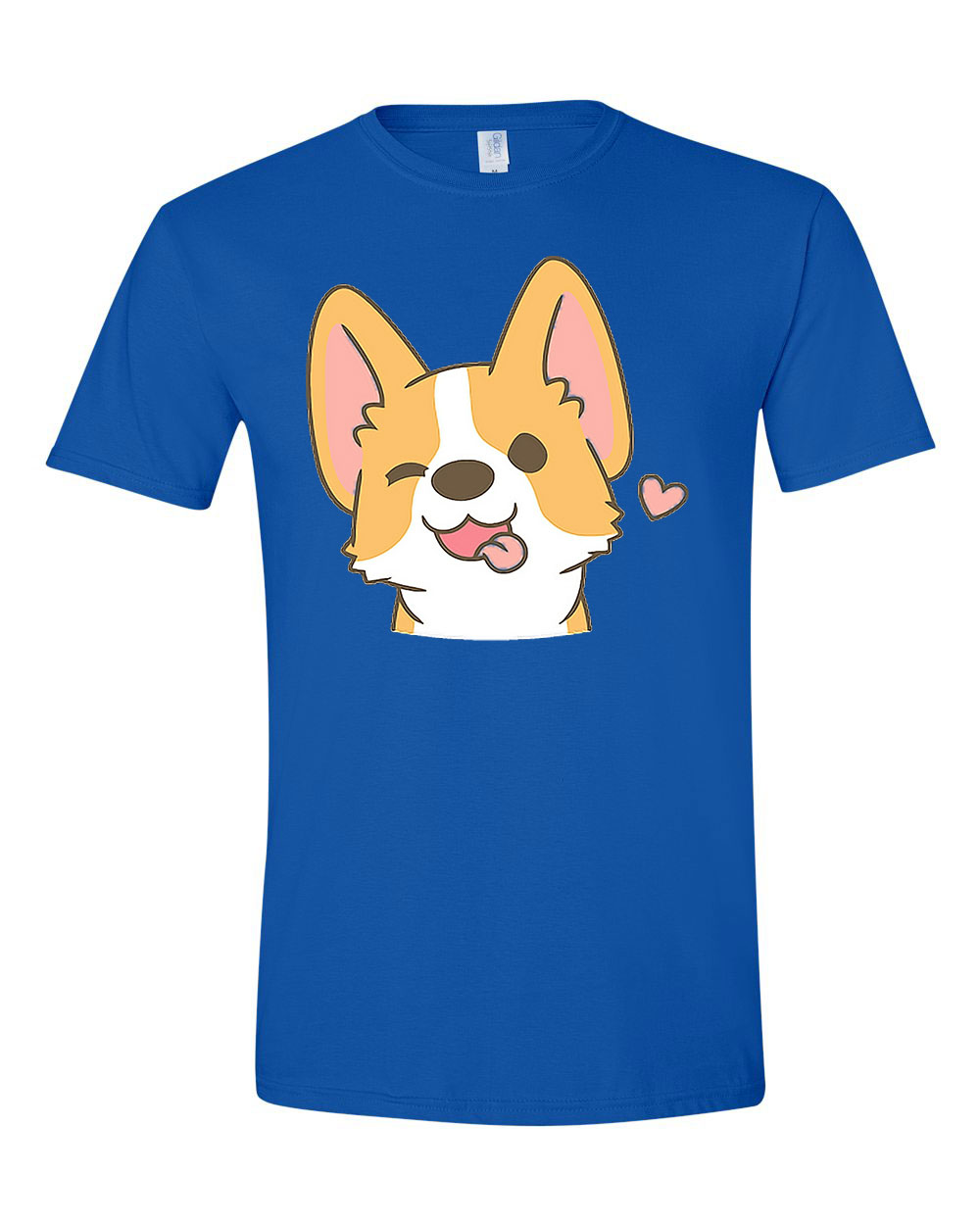 corgi korgi kutya Kék Férfi Póló