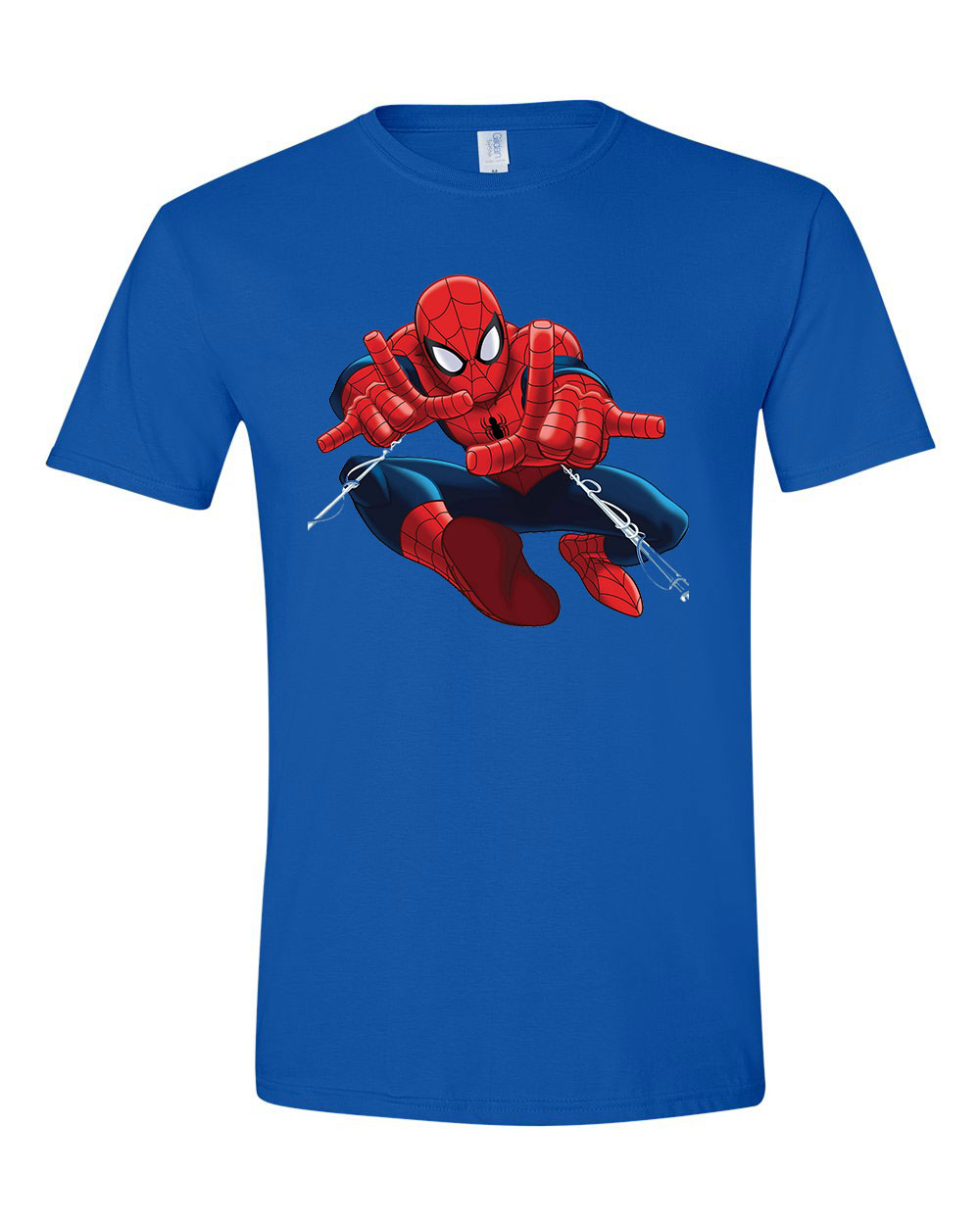 pókermber spider man Kék Férfi Póló