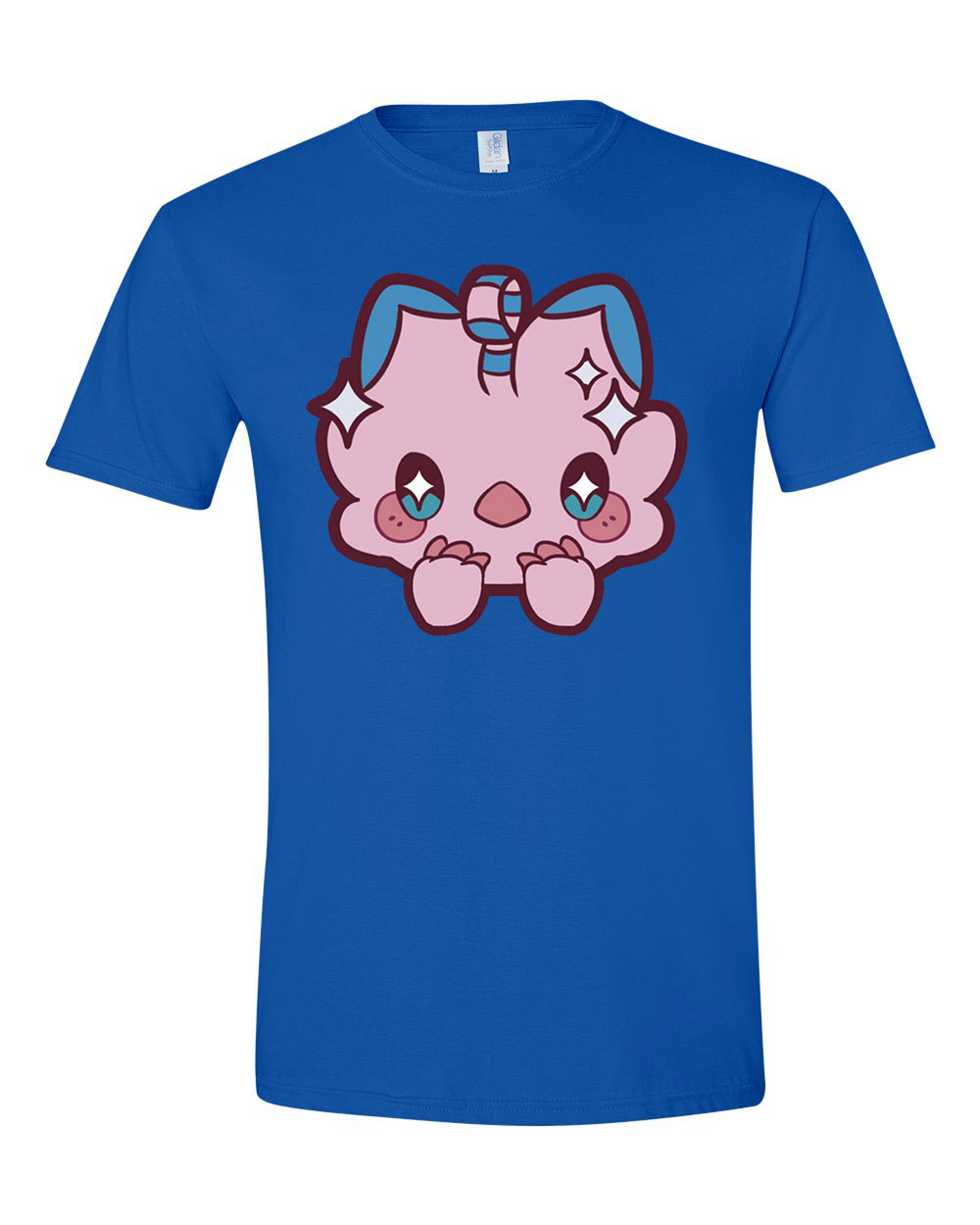 Biyomon digimon Kék Férfi Póló