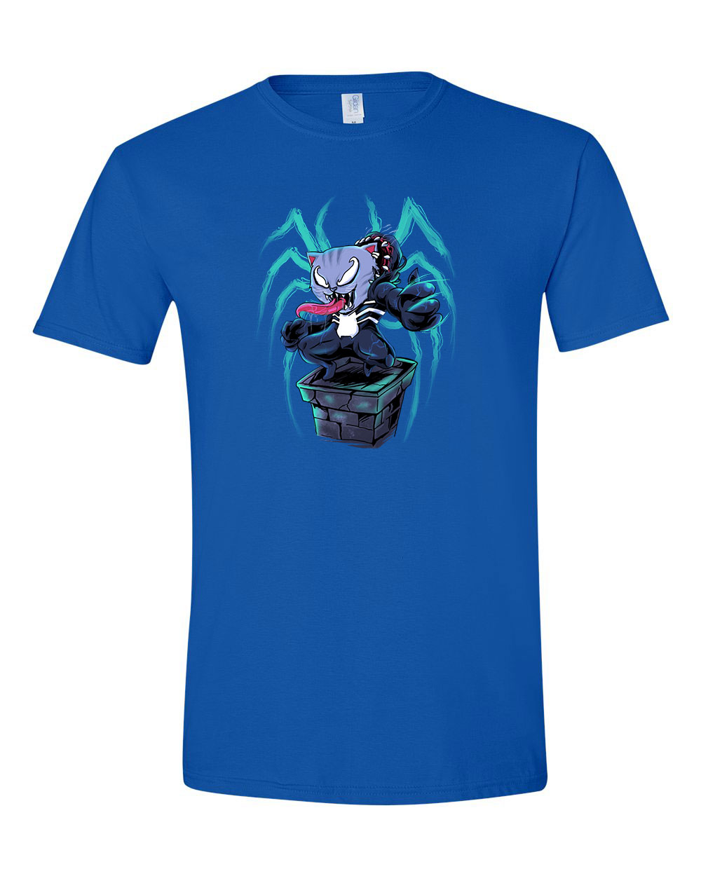 venom macska Kék Férfi Póló