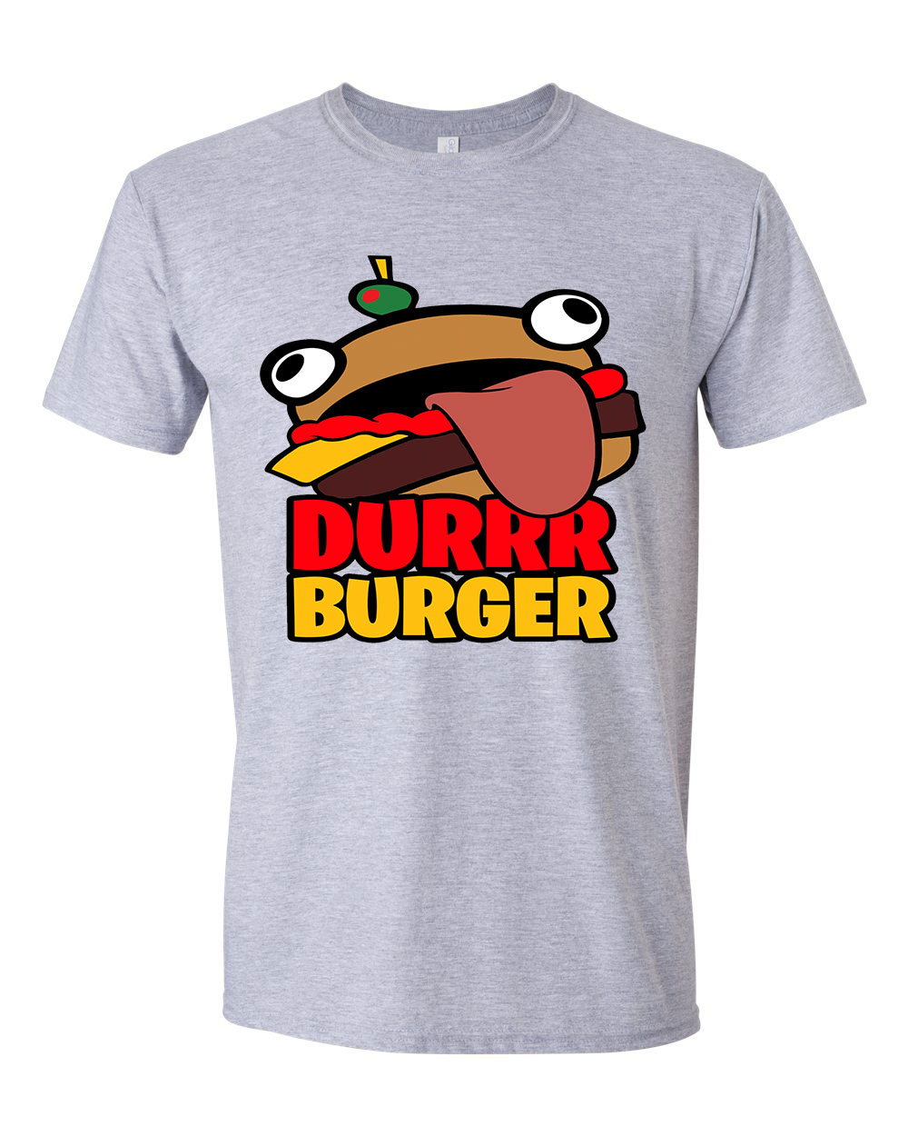 fortnite durrr burger  Sportszürke Férfi Póló